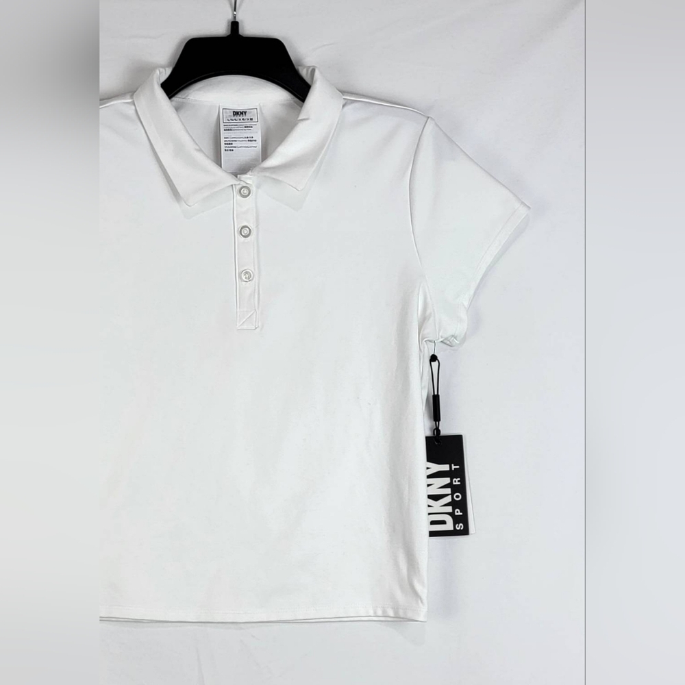$45 DKNY Womens Sport Balance Polo Top - Picture 5 of 8
